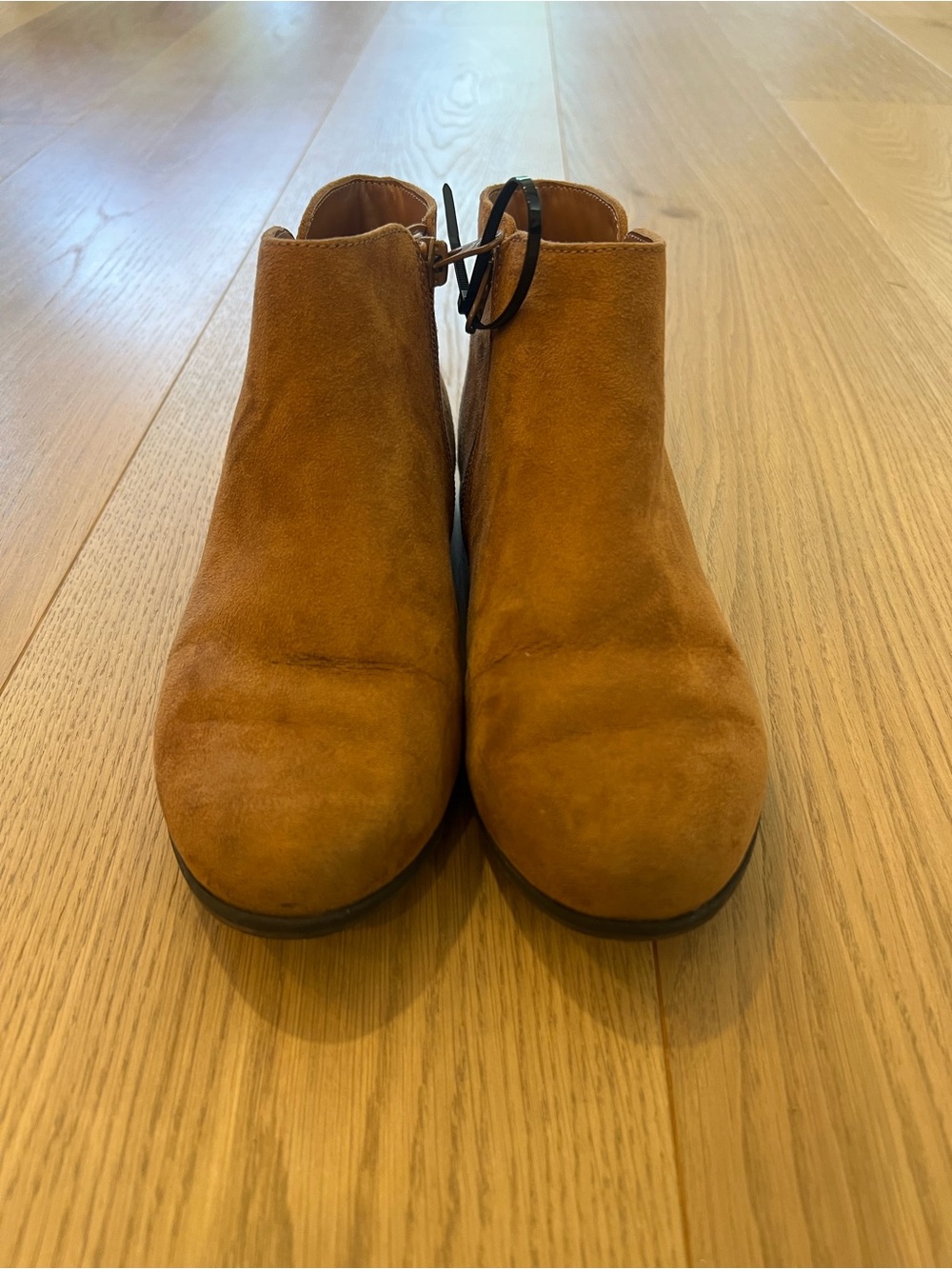 Cat & Jack Suede Ankle Boots in Cognac Brown